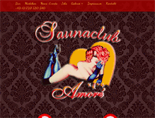 Tablet Screenshot of club-amore.net